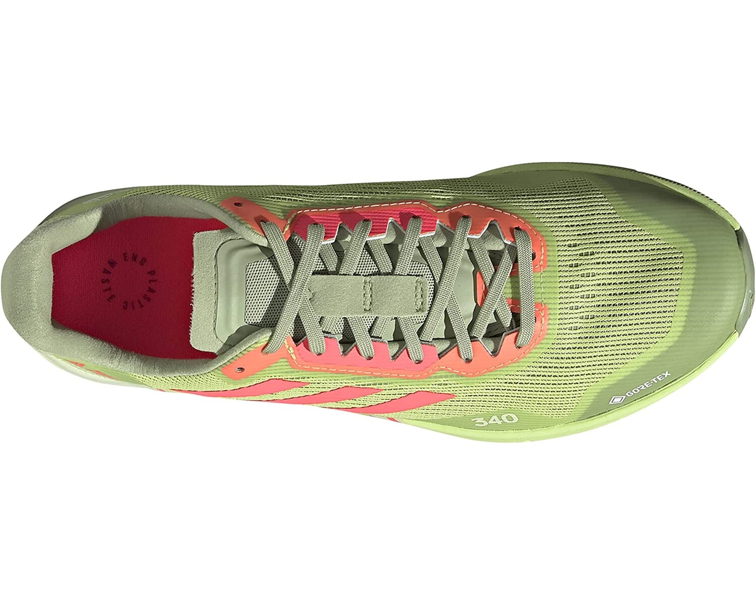 

Кроссовки Terrex Agravic Flow 2 GTX adidas Outdoor, импульс лайм