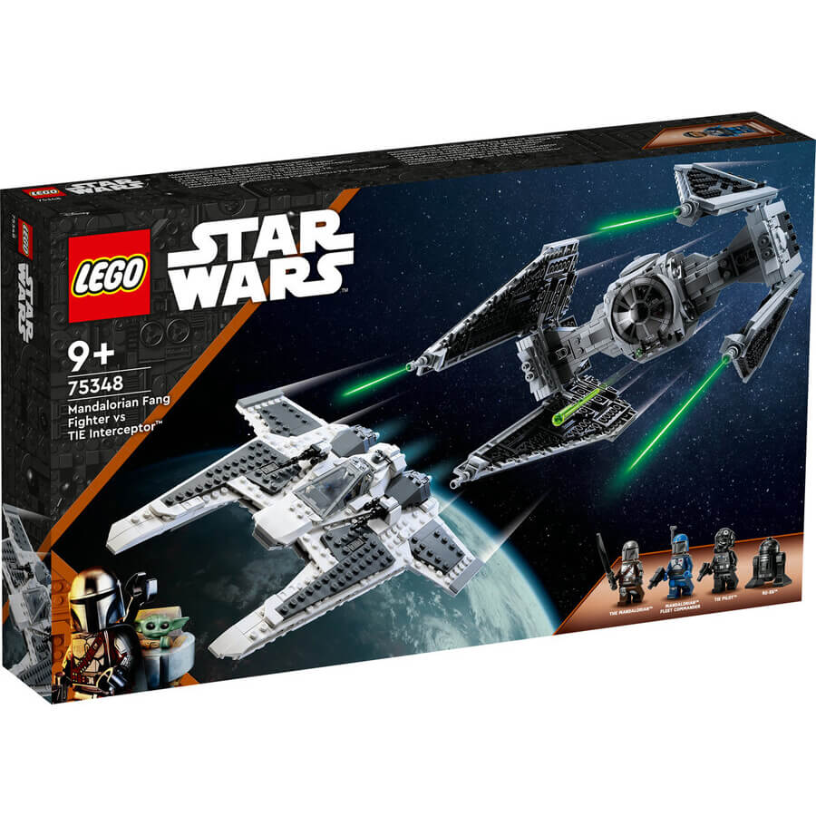 Конструктор Lego 75348 Star Wars Мандалорский клыкастый истребитель против СИД-перехватчика, 957 деталей