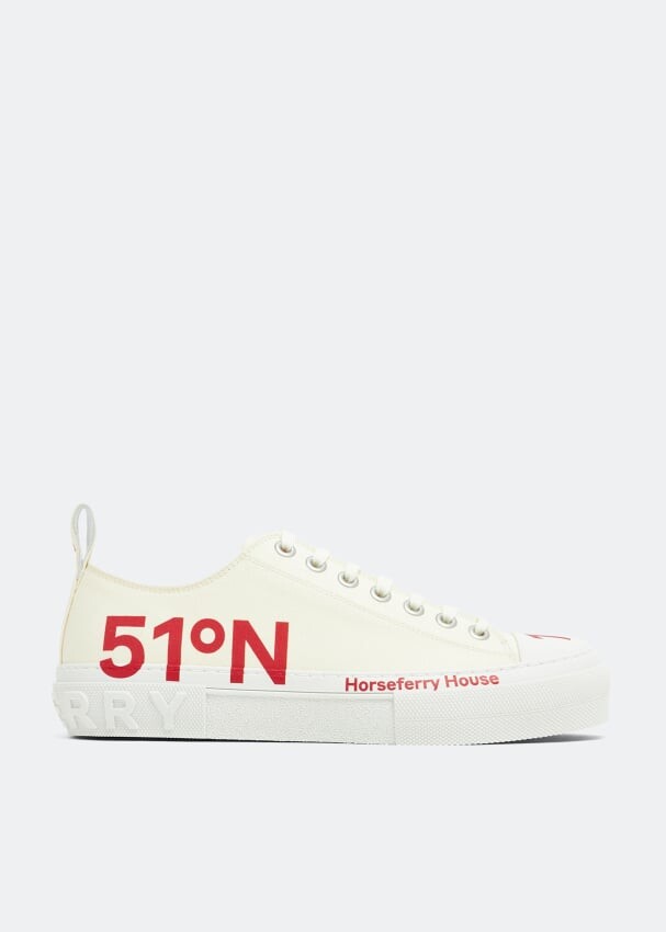 

Кроссовки BURBERRY Jack sneakers, белый