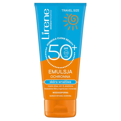

Lirene Солнцезащитная эмульсия для чувствительной кожи SPF50+ 90мл
