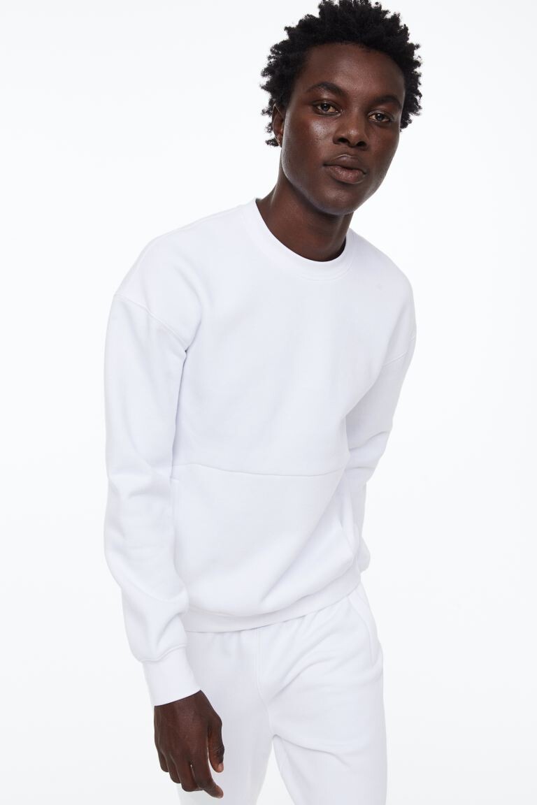 

Теплая спортивная толстовка H&M, белый