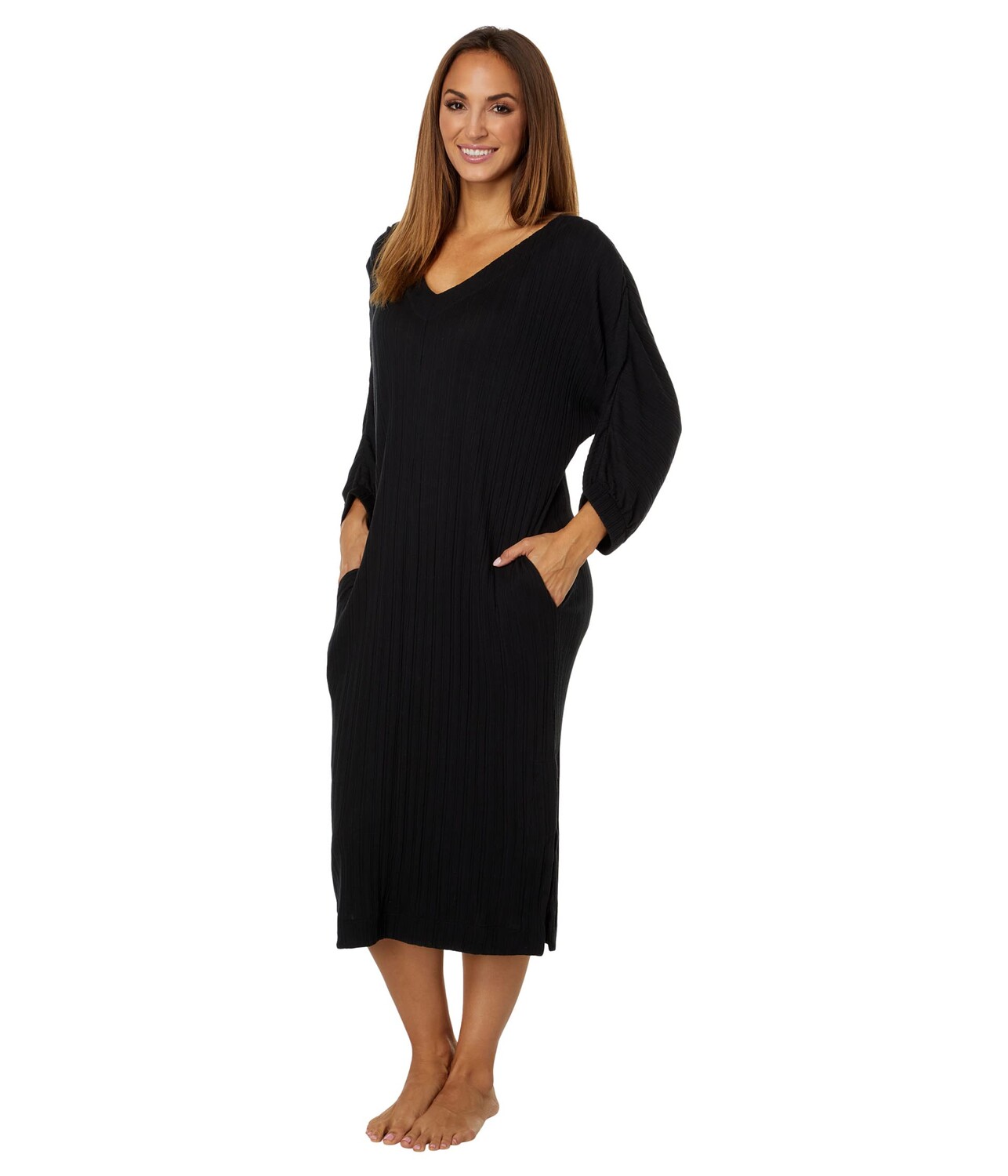 

Платье Skin, Pima Cotton Rib Renae Caftan