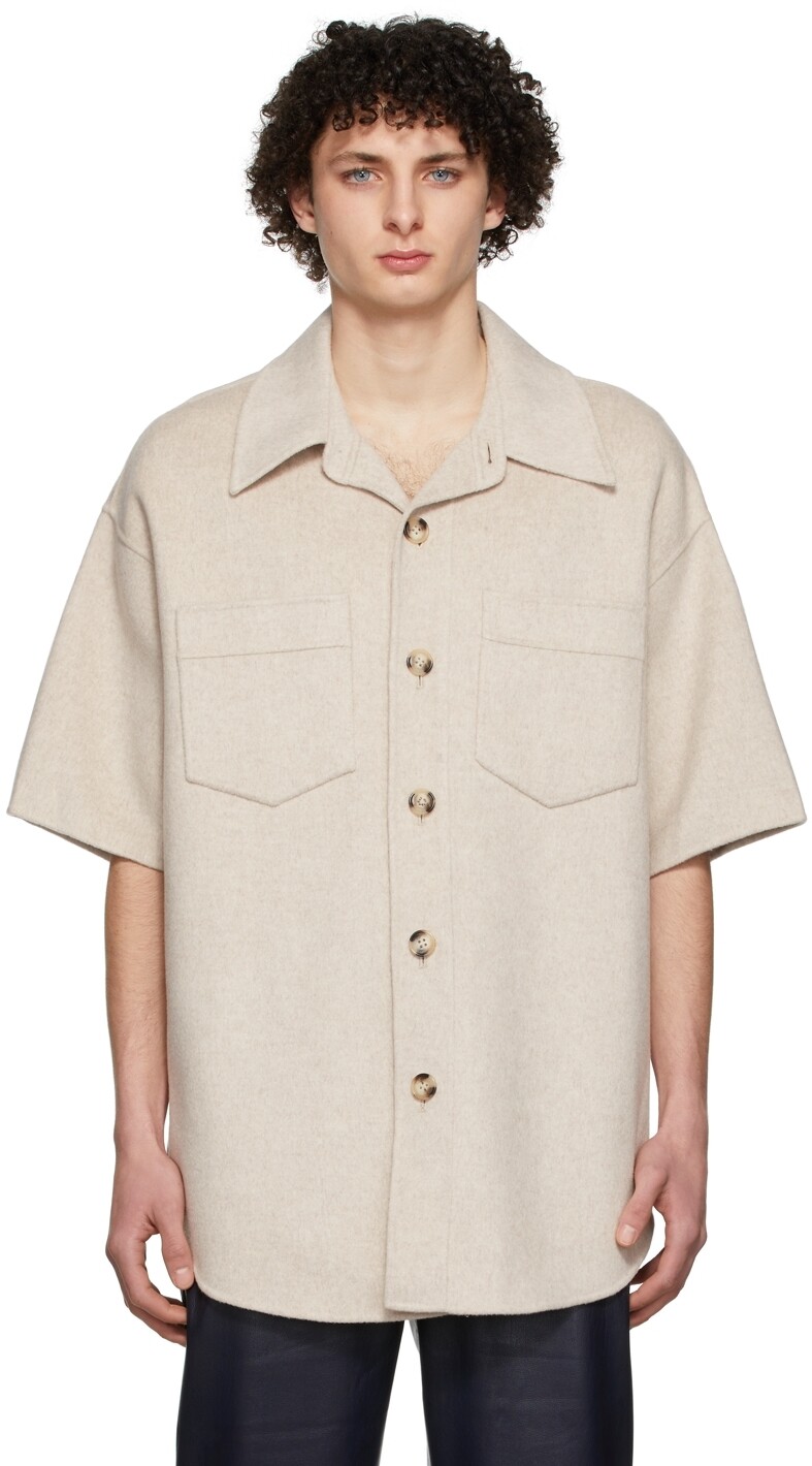 

Taupe Norio Shirt Nanushka
