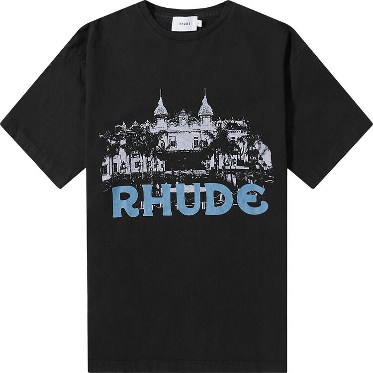 

Футболка Rhude Casino Tee 'Vintage Black', черный