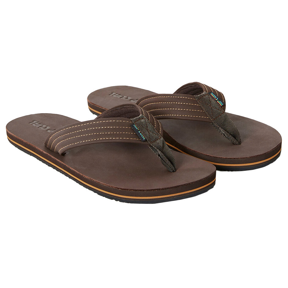 

Сандалии Rip Curl Revival Leather Open Toe, цвет Dark Brown