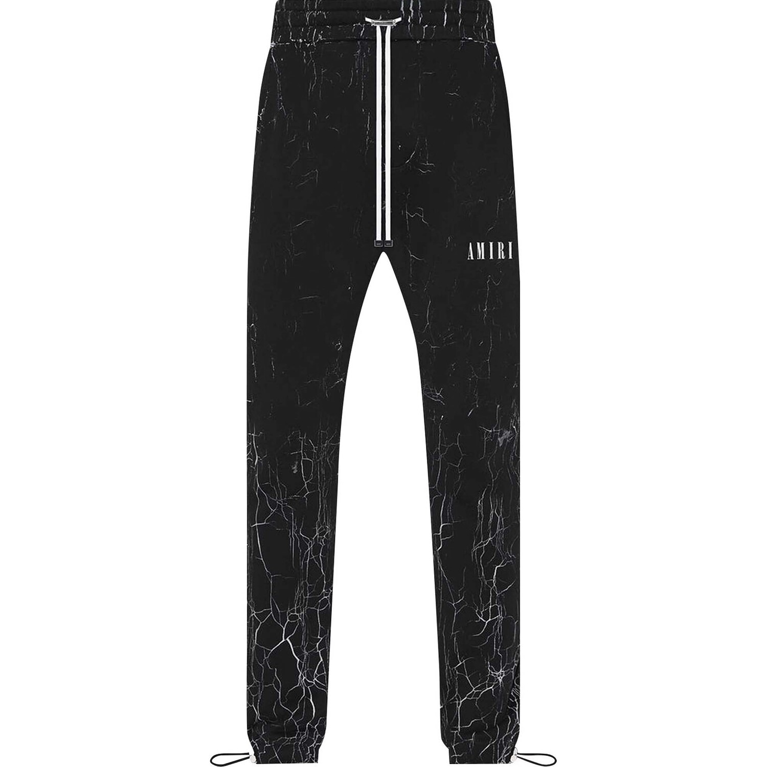 

Спортивные брюки Amiri Cracked Dye Logo, черный