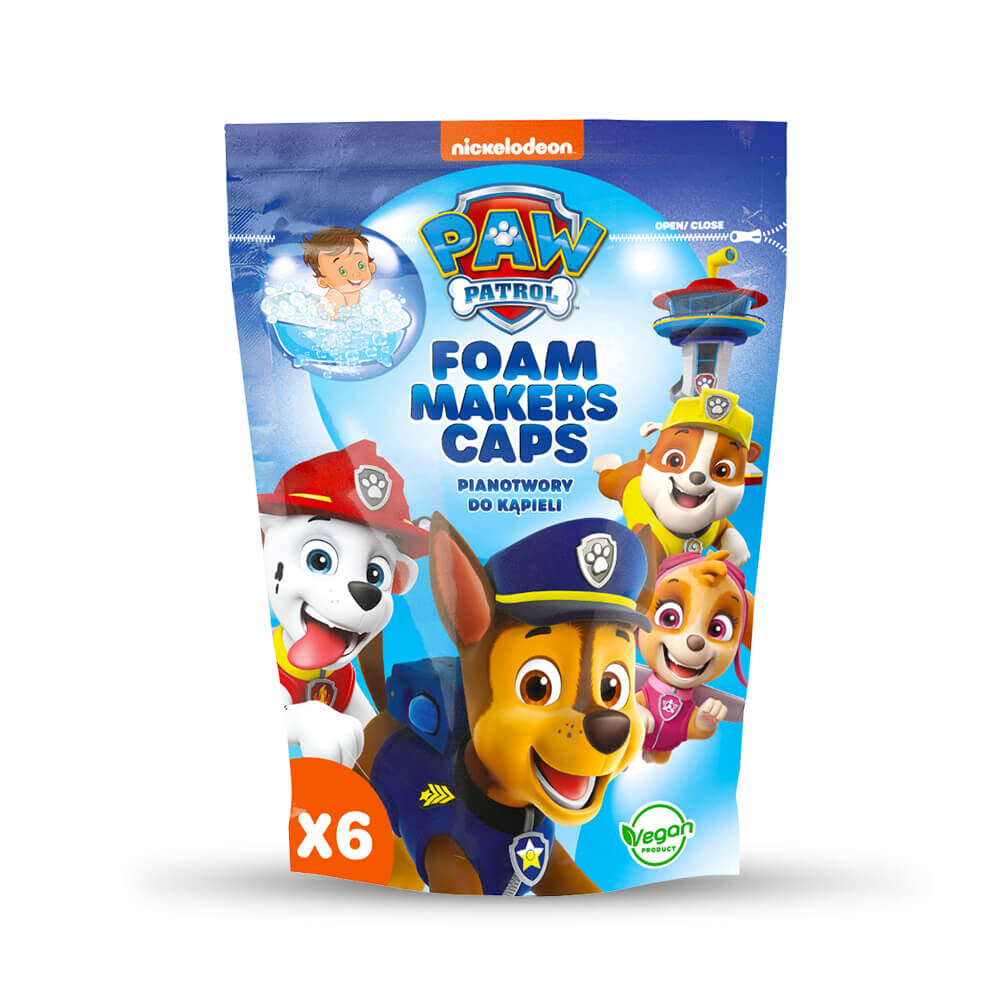 

Psi Patrol Пена для ванн Foam Makers Caps 6x18г