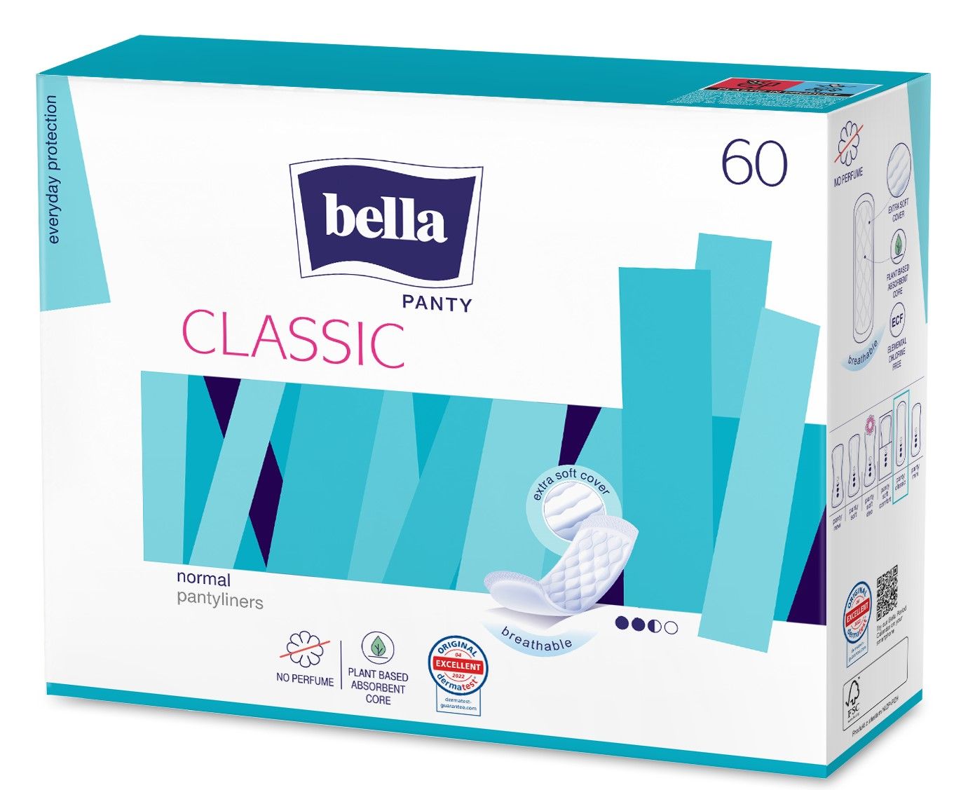 Bella Panty Classic ежедневные прокладки, 60 шт. ежедневные прокладки panty soft classic 60 шт