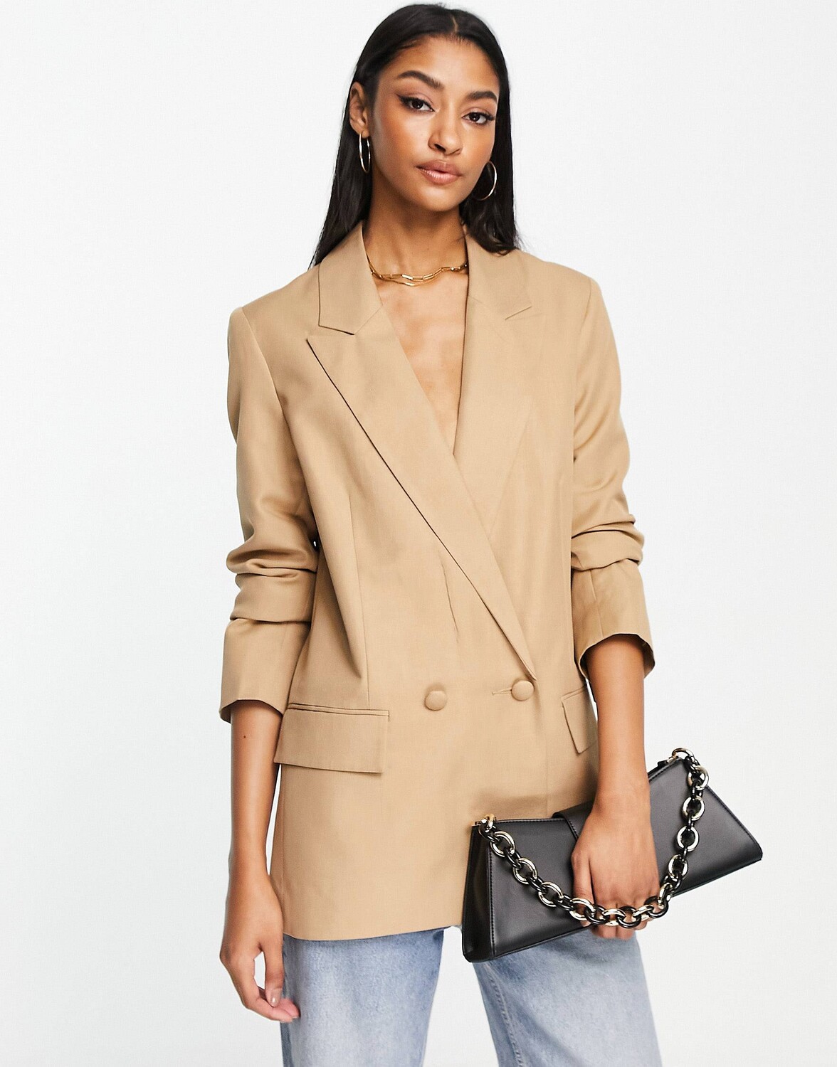

Верблюжий блейзер ASOS DESIGN perfect