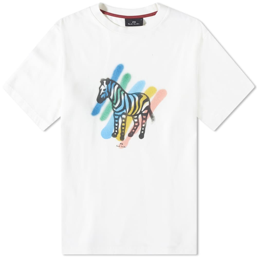 

Футболка Paul Smith Broad Stripe Zebra Tee, Белый
