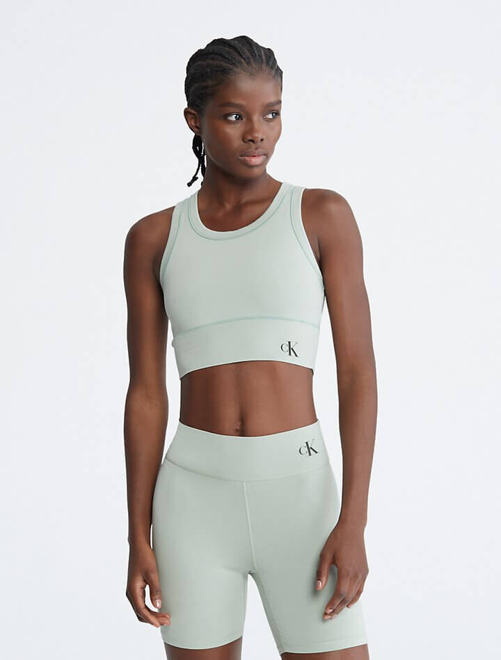 

Топ Calvin Klein Naturals Flex Fit Lounge, светло-голубой, Синий