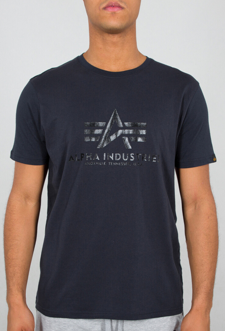 

Футболка Alpha Industries Vinyl Logo, темно-синяя
