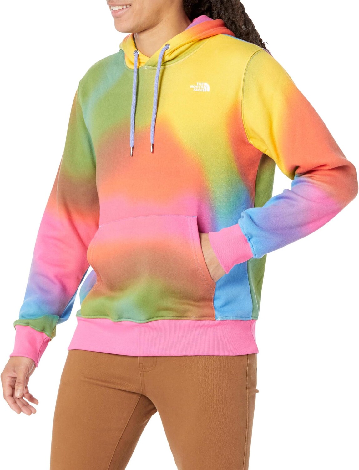 

Толстовка с принтом по всей поверхности The North Face, цвет Super Sonic Blue Color Gradient Print