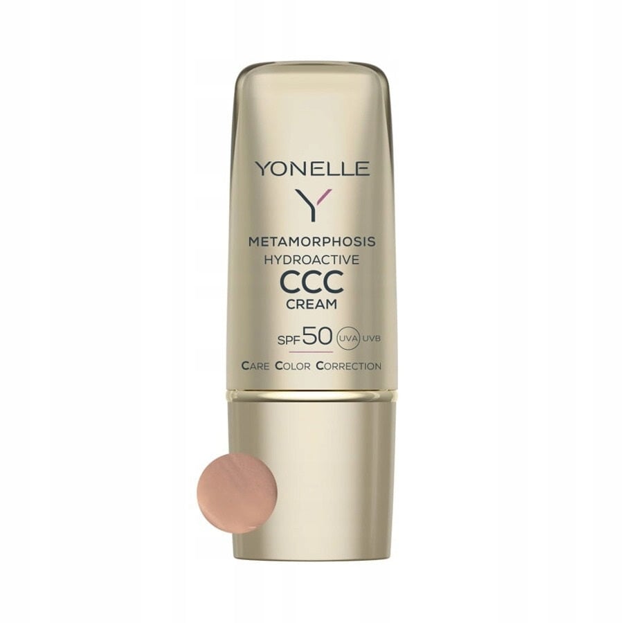 

Yonelle Metamorphosis Hydroactive CCC Cream SPF50 гидроактивный крем для лица 03 Золотой загар 30 мл