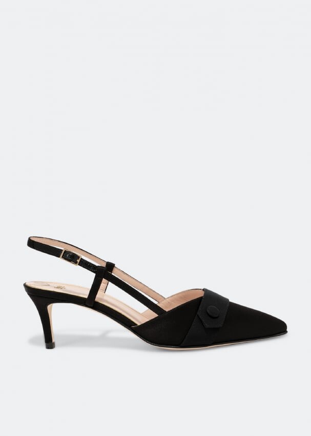 

Туфли PRIVATE COLLECTION Button detail pumps, черный