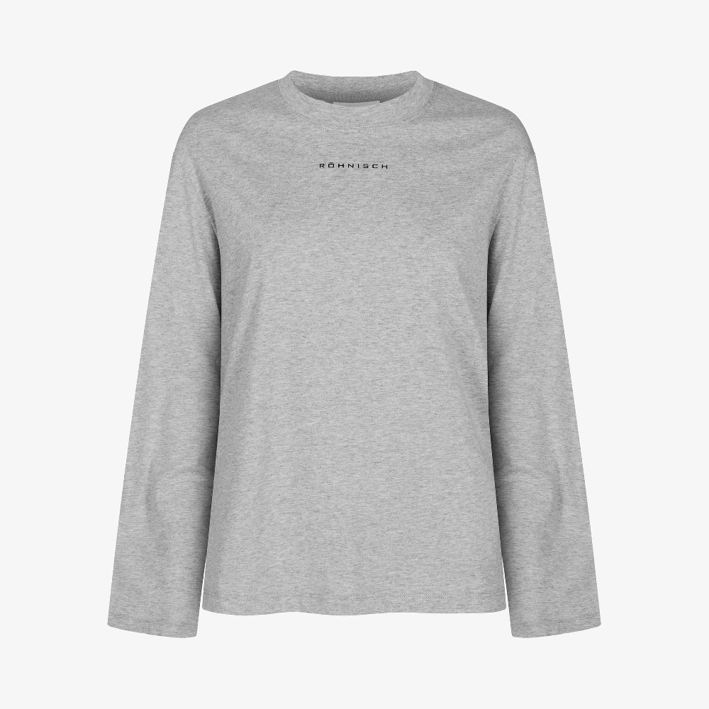 Лонгслив Rohnisch Camiseta De Manga Larga, серый camiseta de manga corta para hombre ropa de calle divertida de oveja tops de animal camiseta informal con estampado 3d