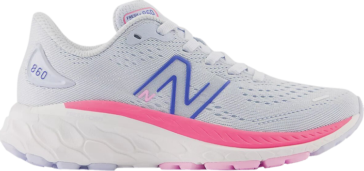 

Кроссовки New Balance Fresh Foam X 860v13 Little Kid Wide 'Moon Dust Neon Pink', серый