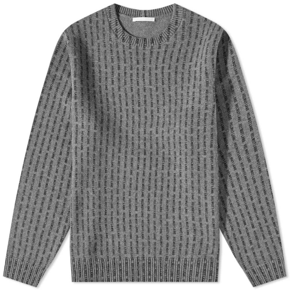 

Джемпер Helmut Lang All Over Logo Intarsia Crew Knit