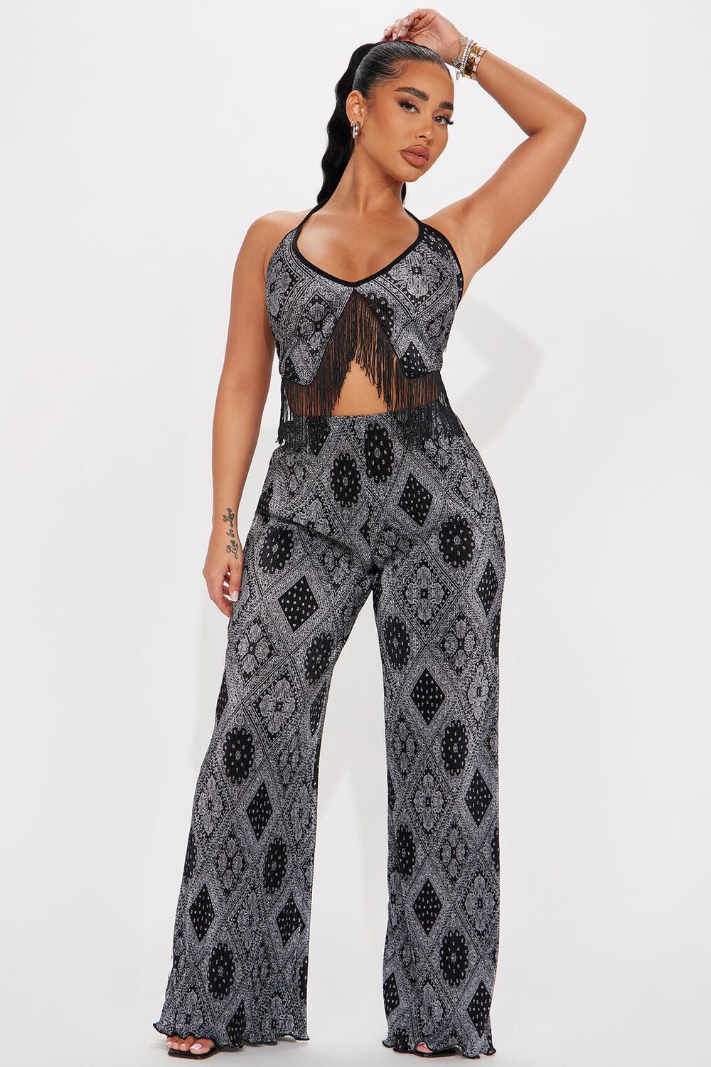 

Брюки Fashion Nova 230208SET, черный