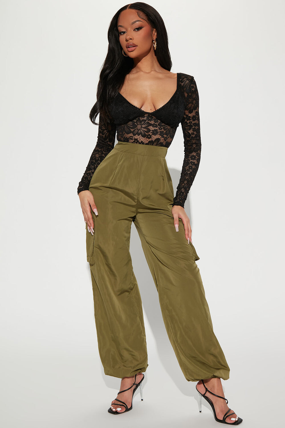 

Брюки карго Fashion Nova YJ1410N, черный