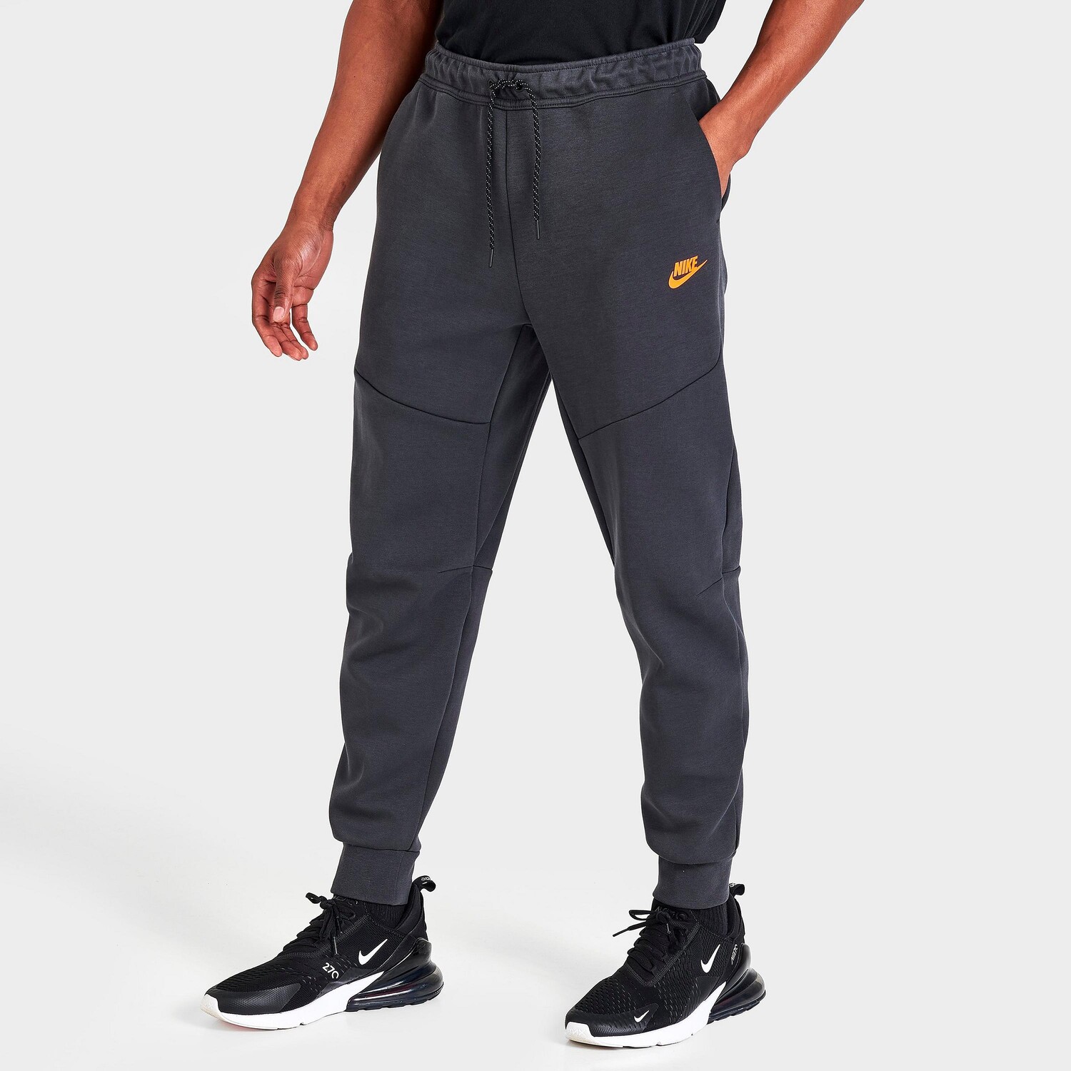 

Брюки-джоггеры Nike Tech Fleece Taped, темно-серый