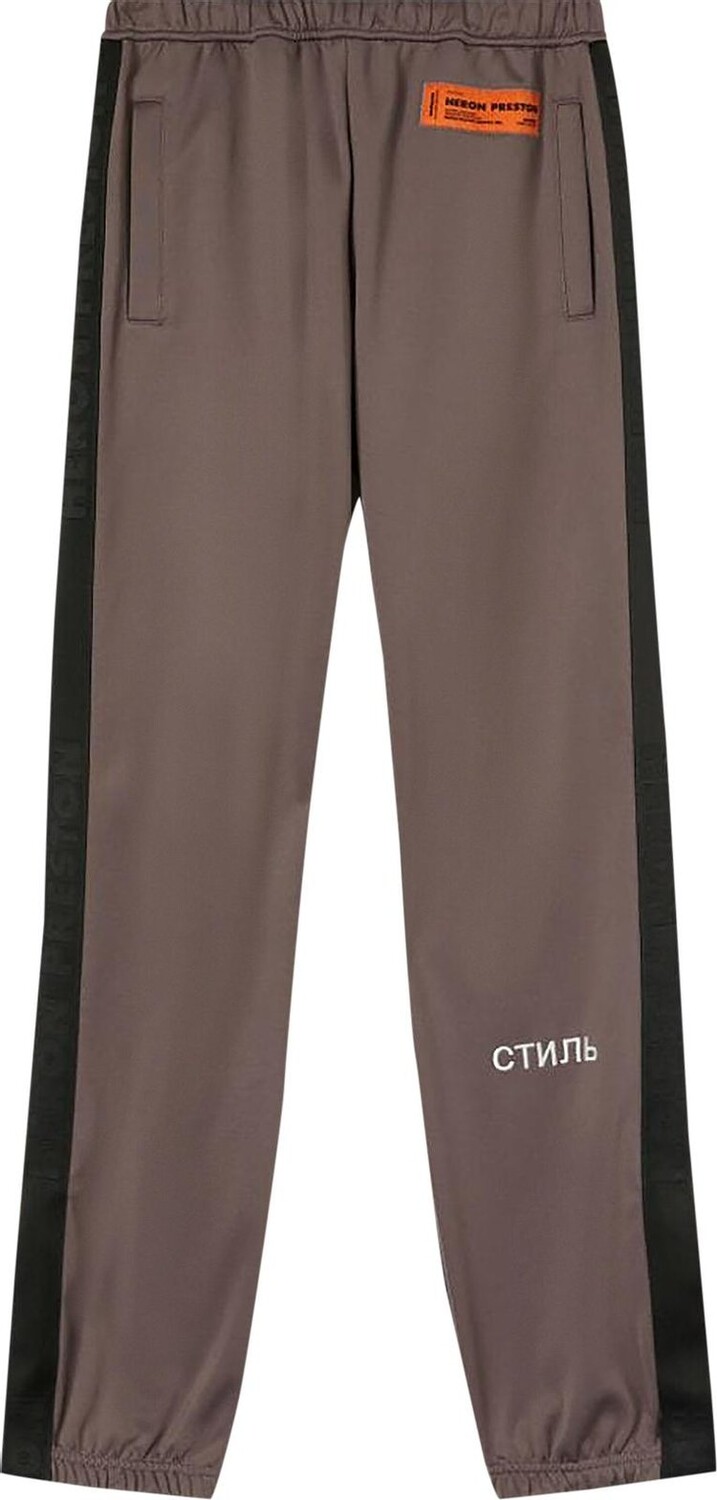 

Брюки Heron Preston Trackpants Logo 'Grey/White', серый