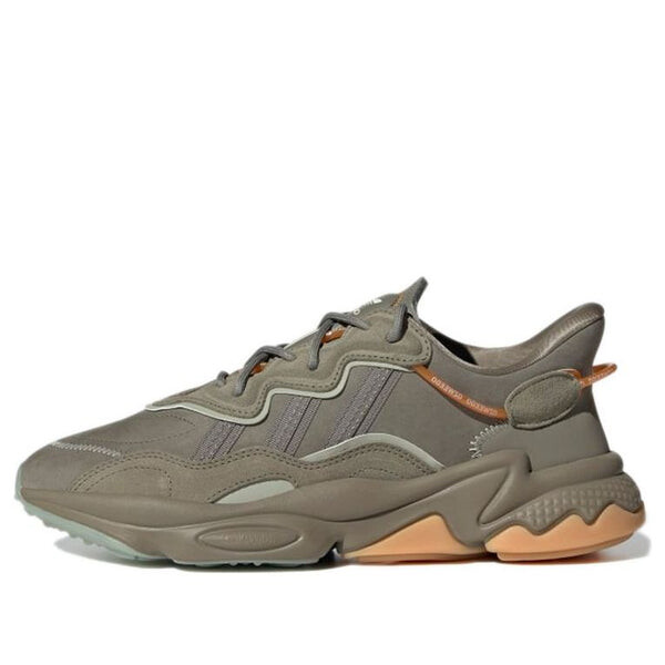 

Adidas Originals Ozweego Casual Shoes 'Charcoal Grey Yellow' GY3541