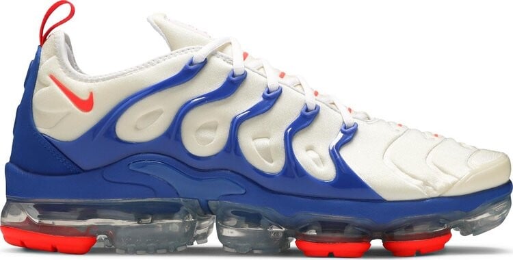 Air vapormax plus white and blue best sale