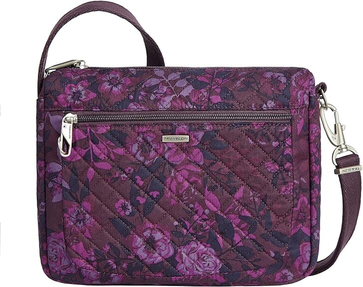 

Сумка кросс-боди Travelon Women's Anti-Theft-Class Small East/West, мультиколор