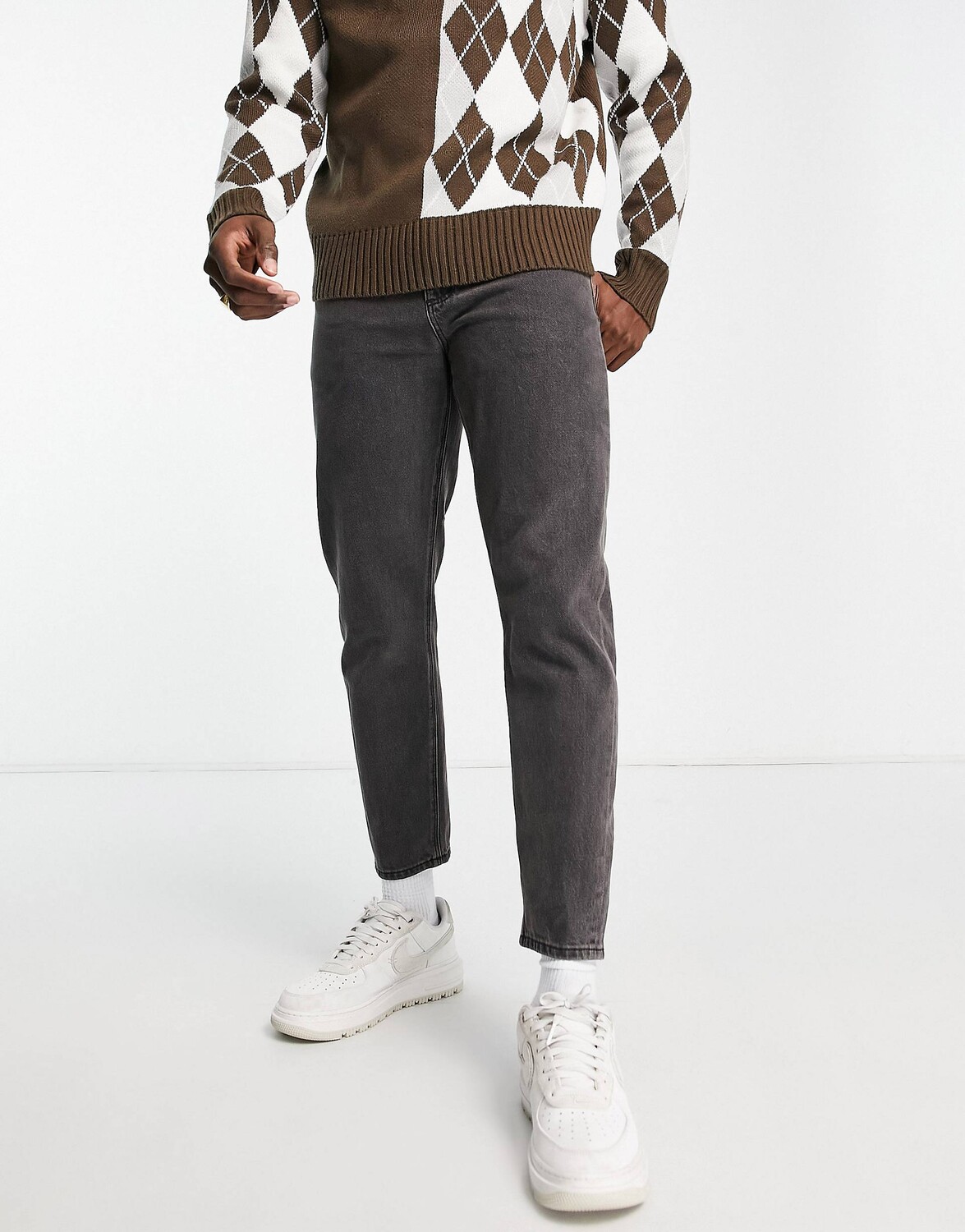 

Черные классические джинсы ASOS DESIGN
