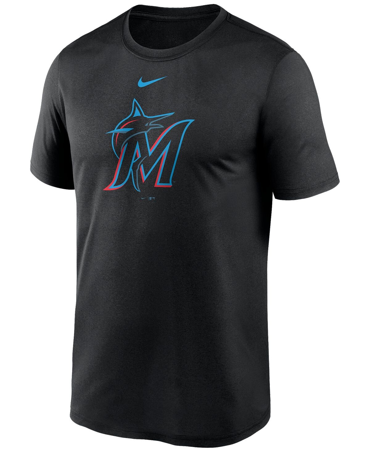 

Мужская футболка с логотипом legend miami marlins Nike, черный