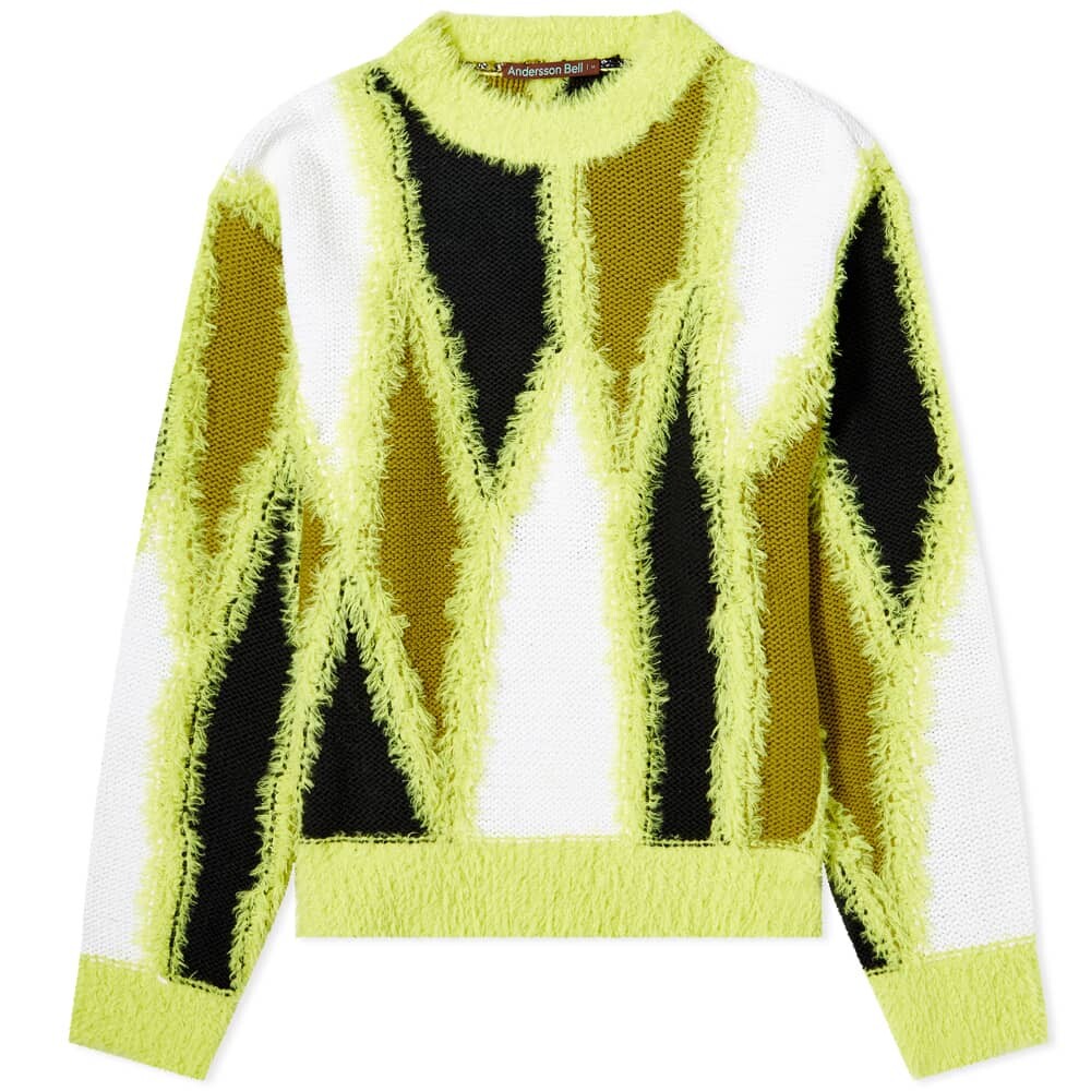 

Джемпер Andersson Bell Reims Intarsia Knitted Jumper, Желтый