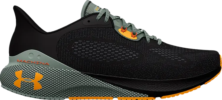 

Кроссовки Under Armour HOVR Machina 3 Black Illusion Green, черный