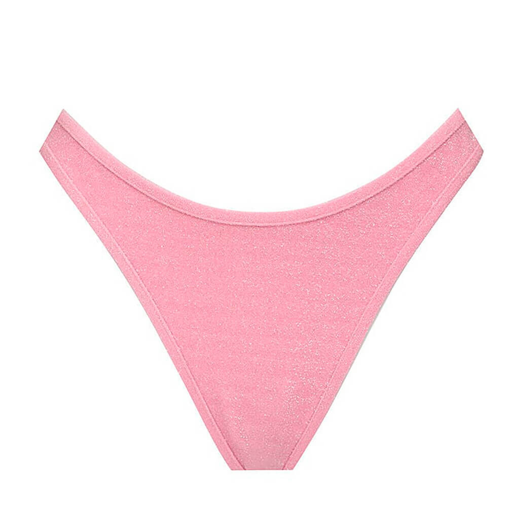 

Плавки For Love & Lemons Tiana Shine Bikini, розовый