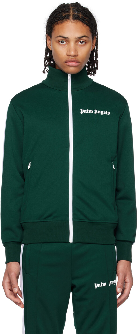

Зеленая классическая спортивная куртка Palm Angels, Зеленый