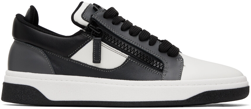 

Бело-серые кроссовки Frankie Giuseppe Zanotti
