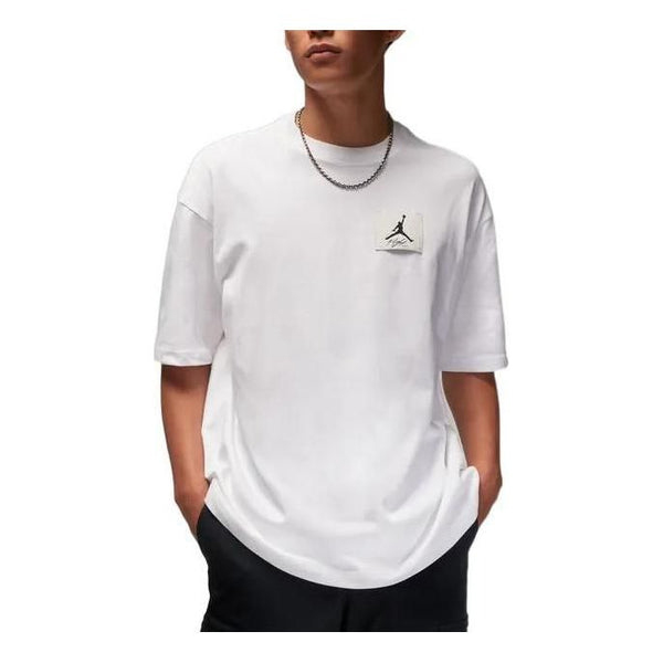 Футболка Men's Jordan Flight Essentials White T-Shirt DZ7314-100, белый