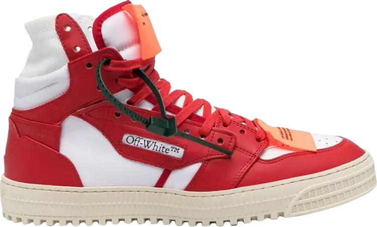 

Кроссовки Off-White Off-Court 3.0 High Red White, красный