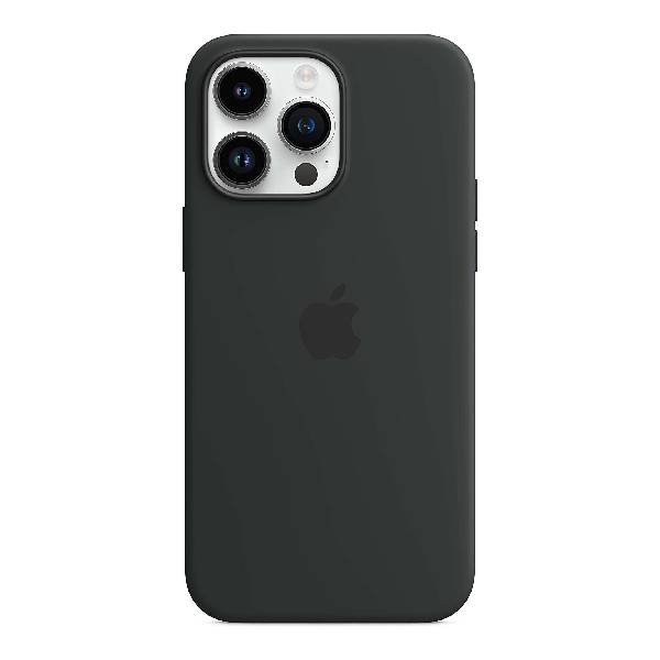 Чехол силиконовый Apple iPhone 14 Pro Max с MagSafe, midnight чехол силиконовый apple iphone 14 pro max с magsafe storm blue