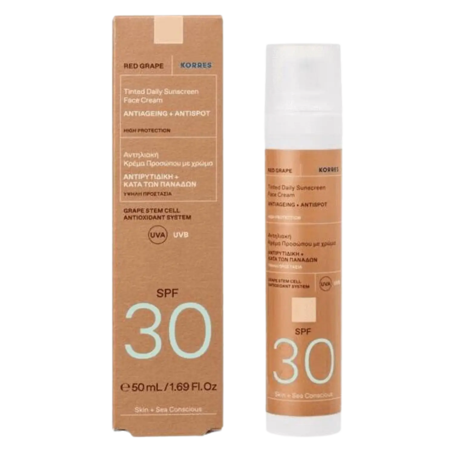 

Korres Red Grape крем-краска SPF30, 50 мл