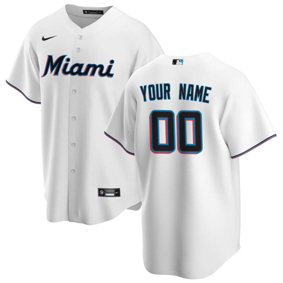 

Джерси Nike Miami Marlins, белый