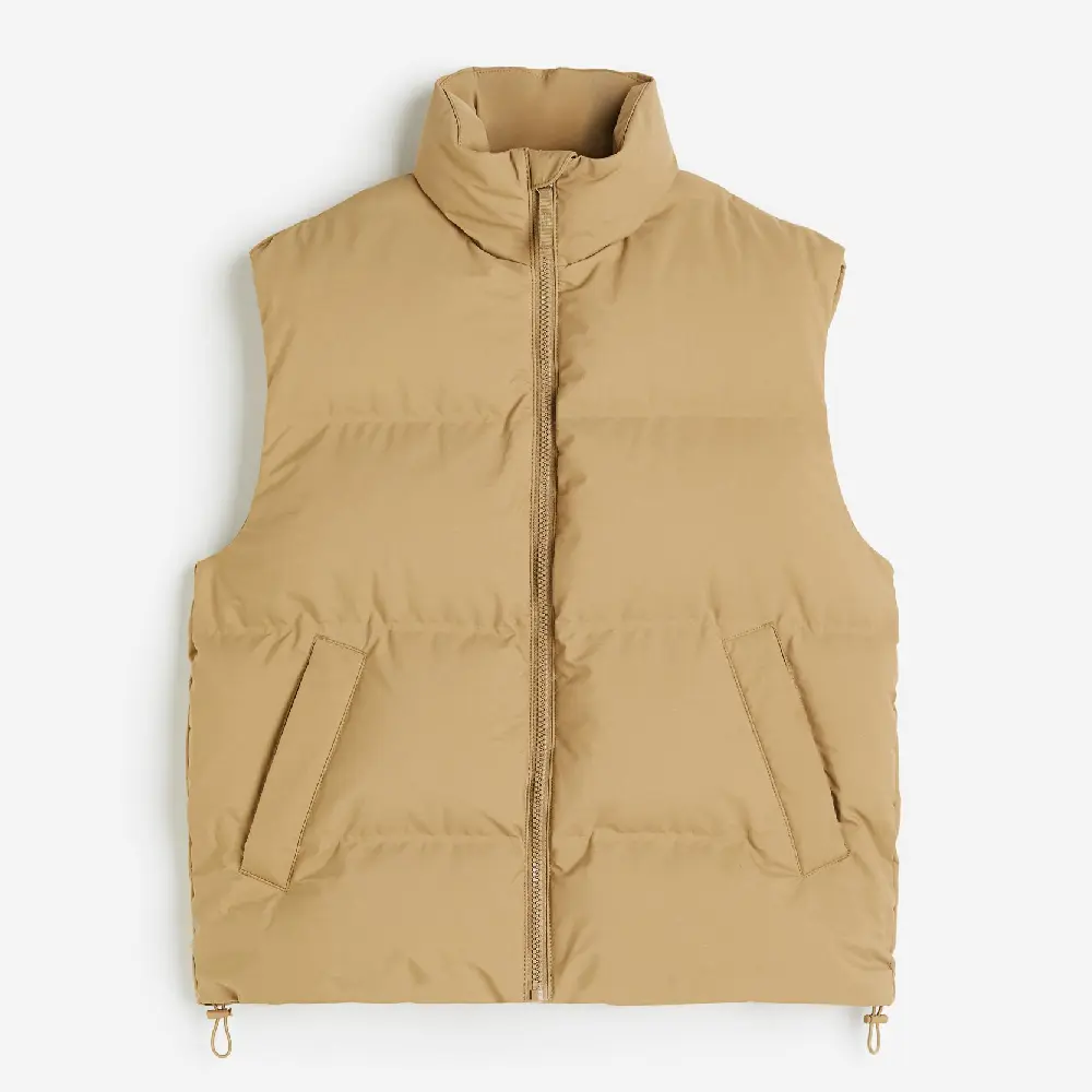 

Жилет утепленный H&M Water-repellent Puffer, бежевый