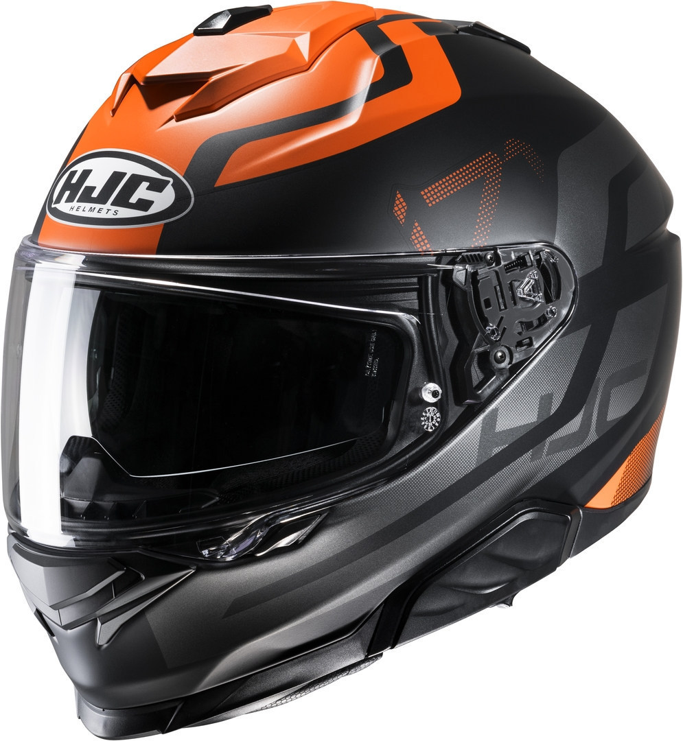 Шлем HJC i71 Enta, черный/оранжевый