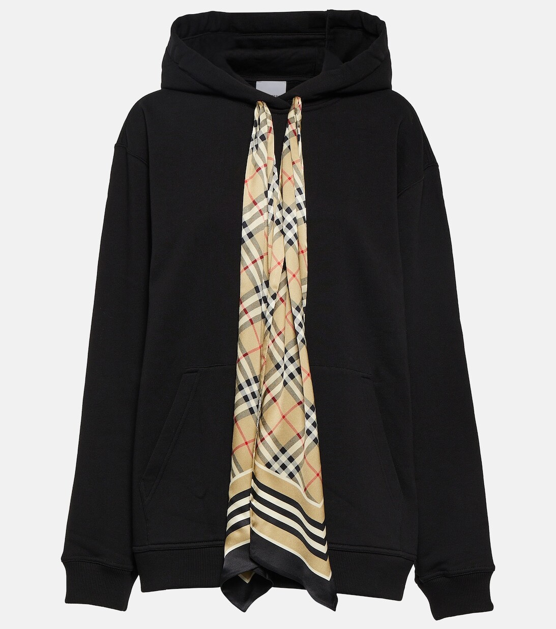

Толстовка из хлопка BURBERRY, черный
