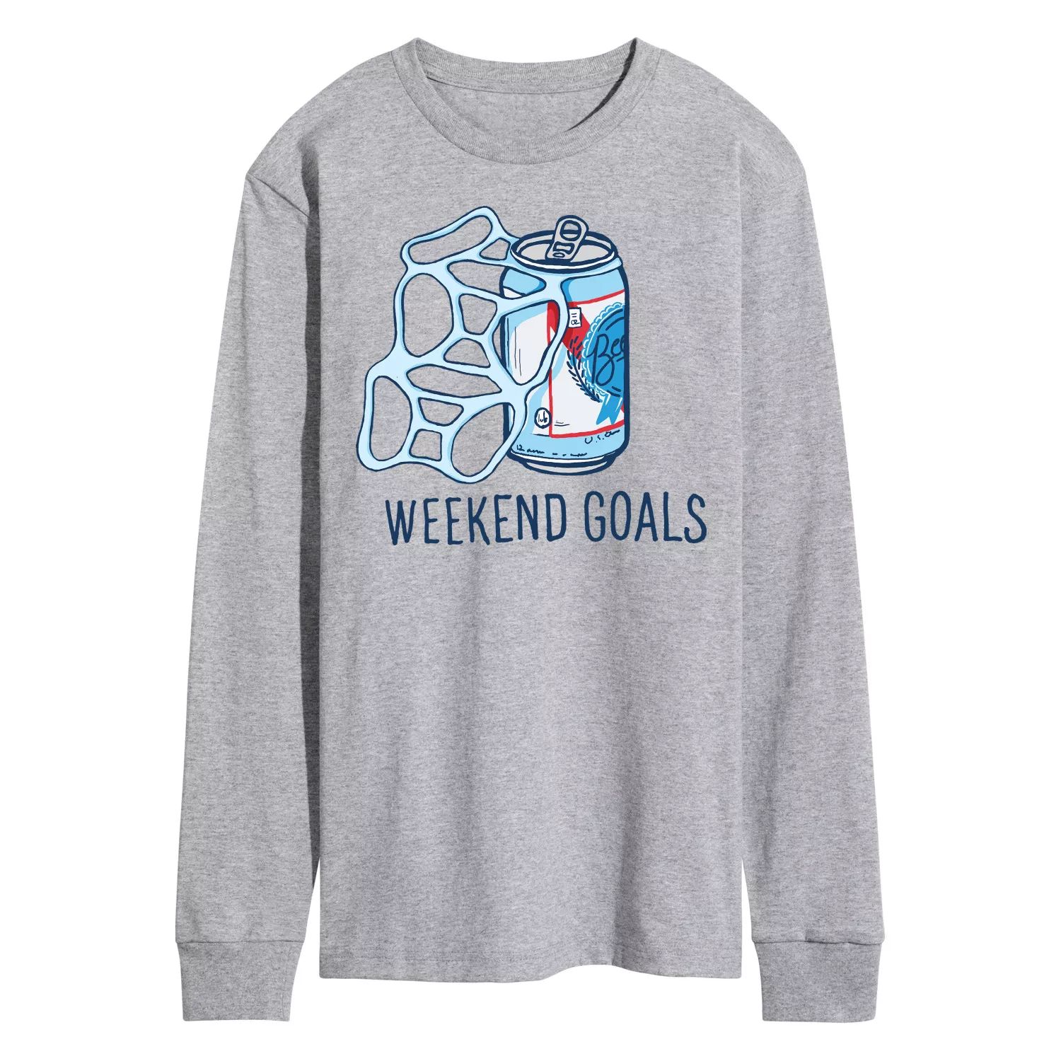Мужская футболка с рисунком «Beer Weekend Goals» Licensed Character