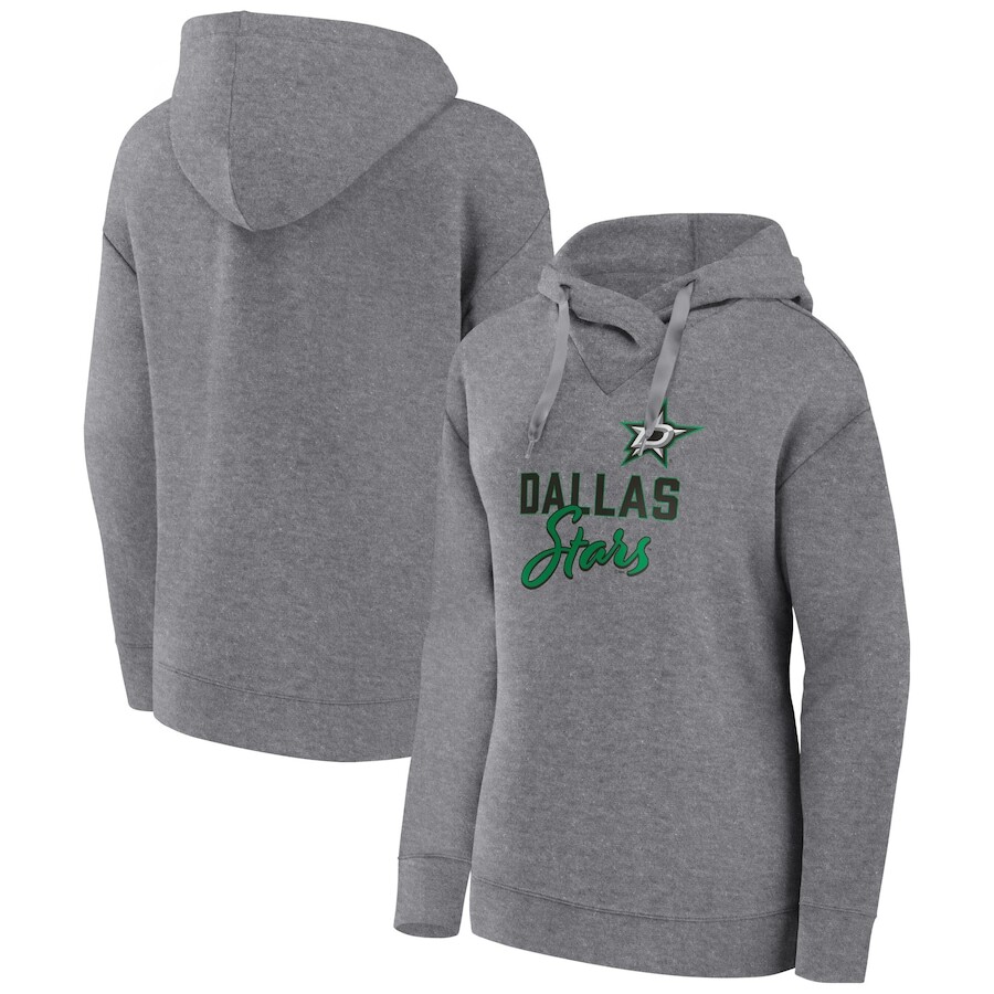 

Пуловер с капюшоном Fanatics Branded Dallas Stars, серый
