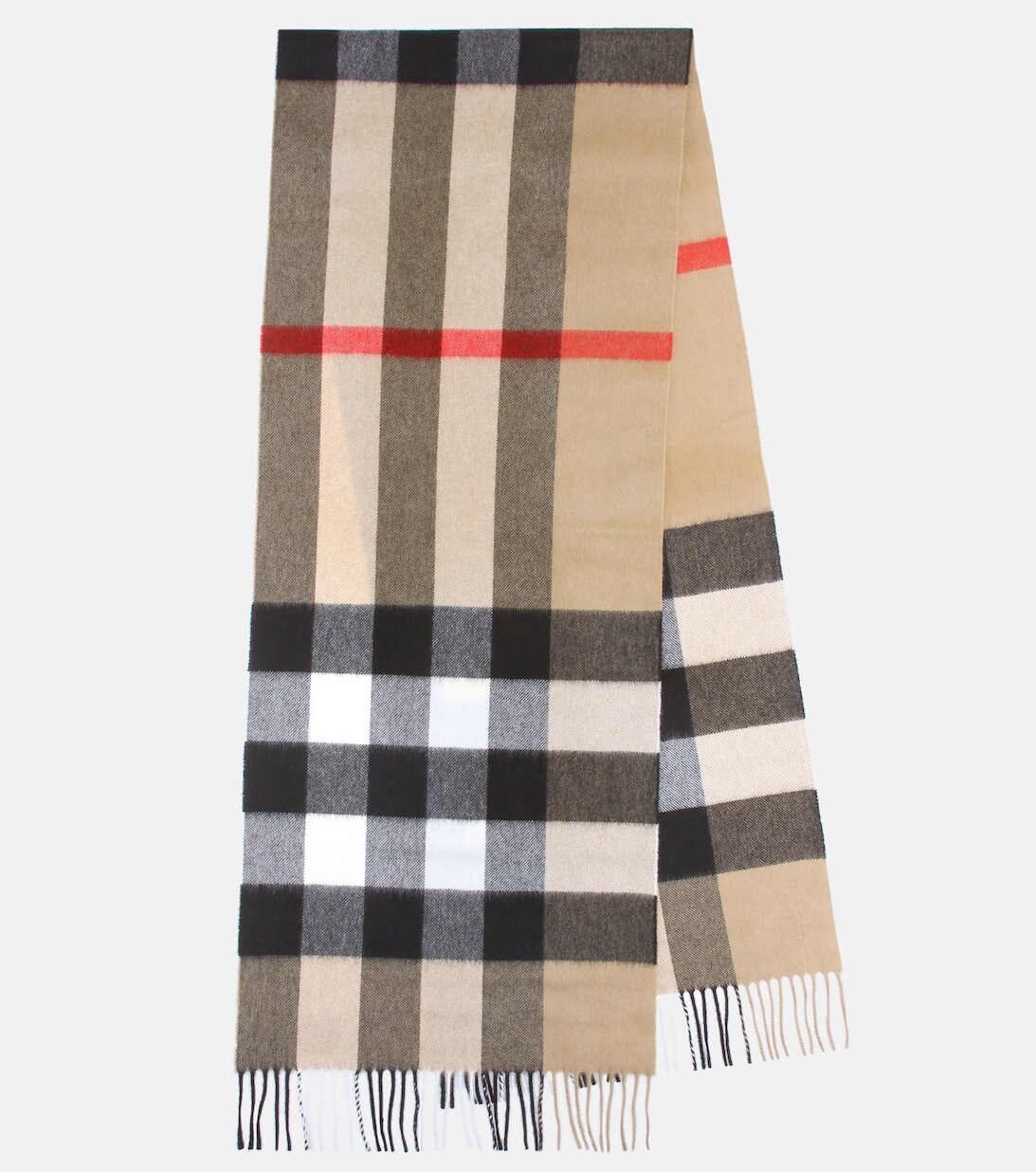 

Кашемировый шарф в клетку Mega Check Burberry, разноцветный