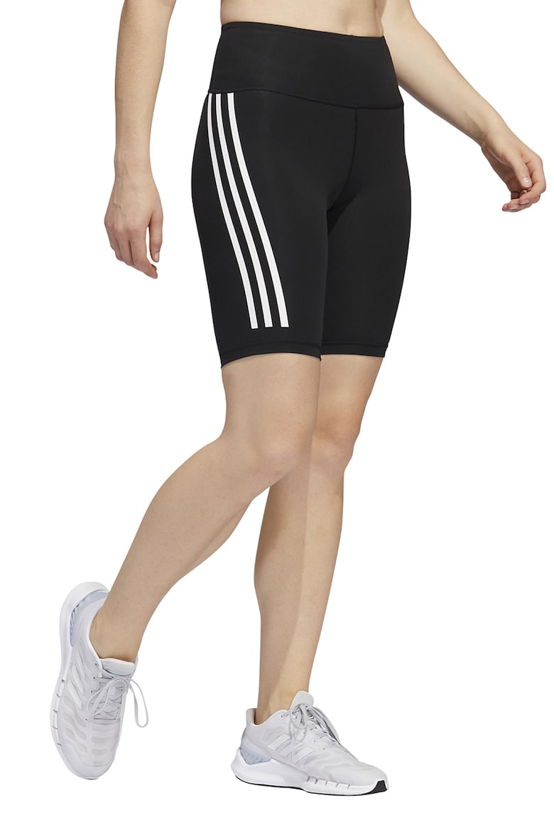 Короткие леггинсы для фитнеса Optime Adidas Performance, черный