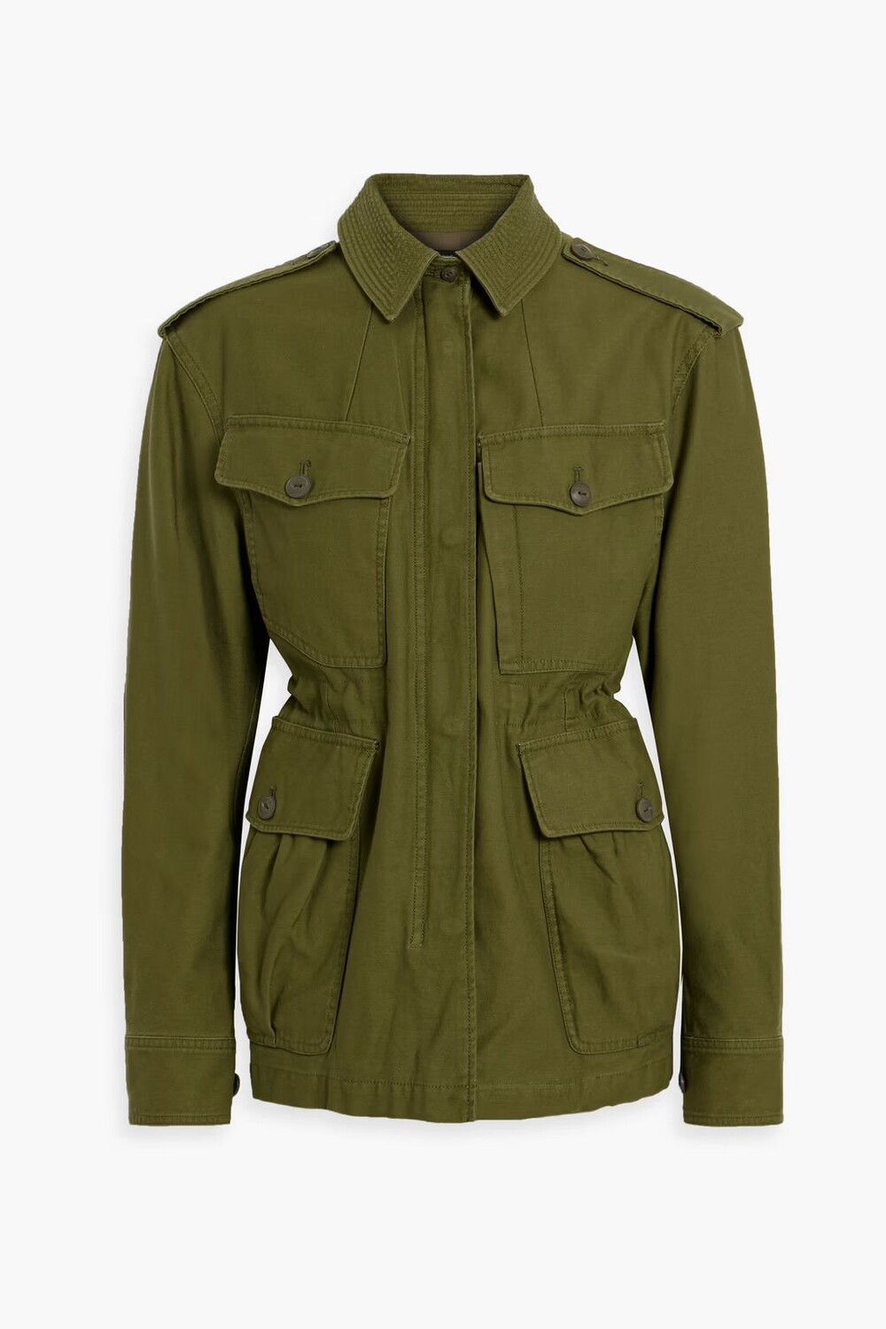 

Куртка Lorenz из хлопкового сатина Rag & Bone, армейский зеленый