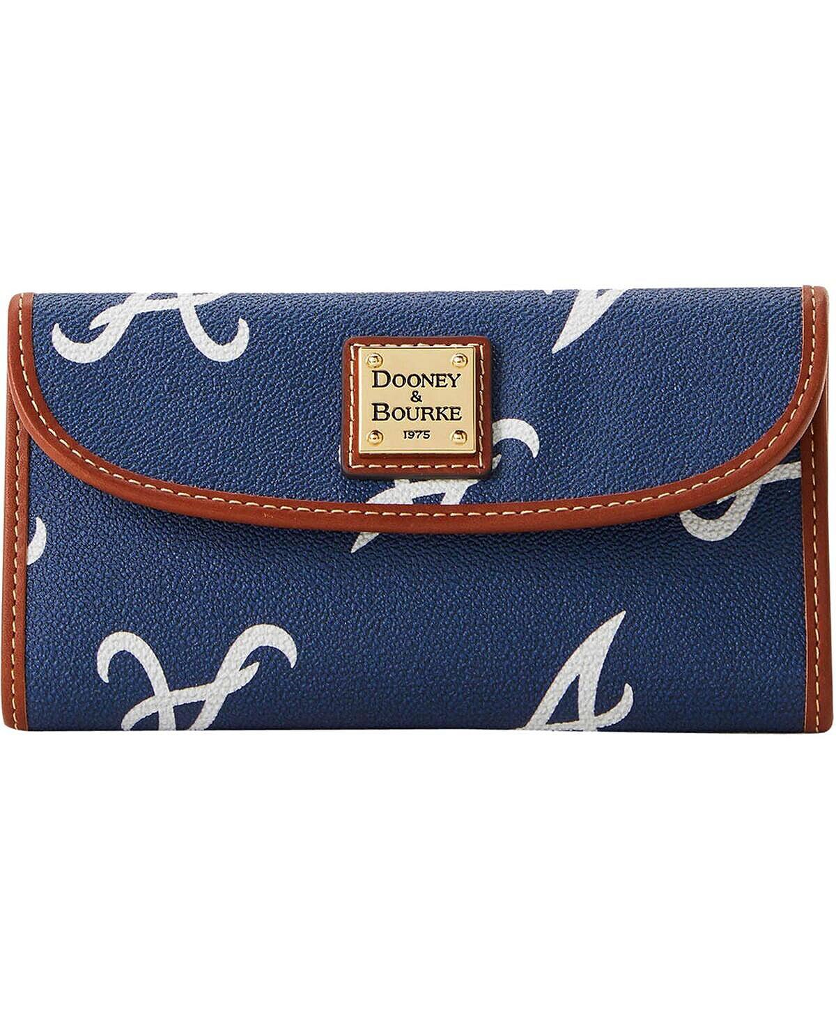 

Женский континентальный клатч Atlanta Braves в спортивном стиле с монограммой Dooney & Bourke